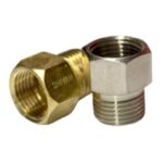 خرید رو پیچ تو پیچ کوتاه 1/2 - 22.5mm آبکاری کروم - شیوان