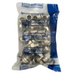 مرکز فروش رو پیچ تو پیچ کوتاه 1/2 - 22.5mm آبکاری کروم - شیوان