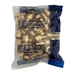 مرکز فروش سر شلنگی 1/2 گازی رنگ برنجی - شیوان آرتا