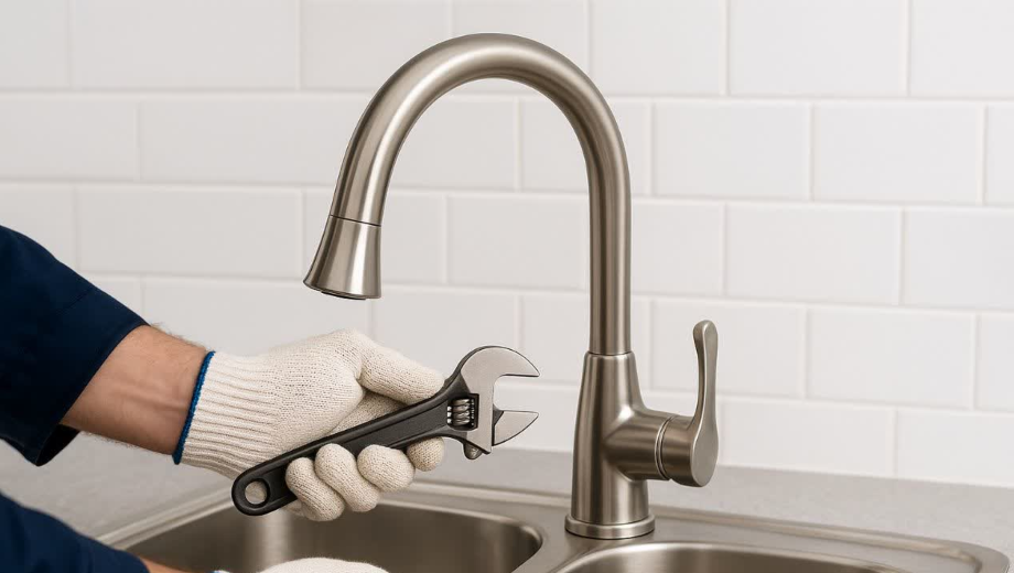 نصب شیر آب بدون نصاب